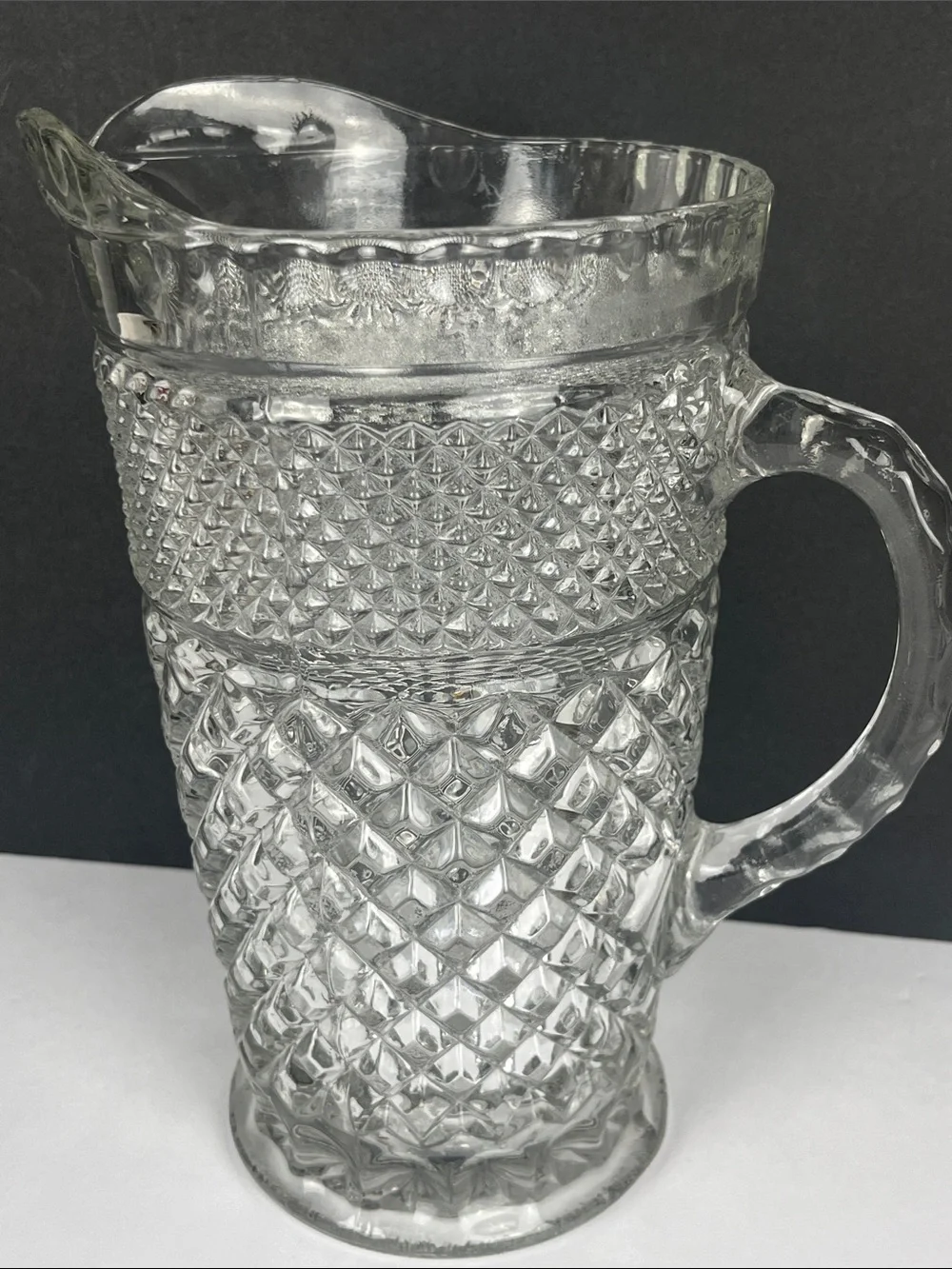 Vintage Anchor Hocking Wexford Pitcher- 64 ounces
